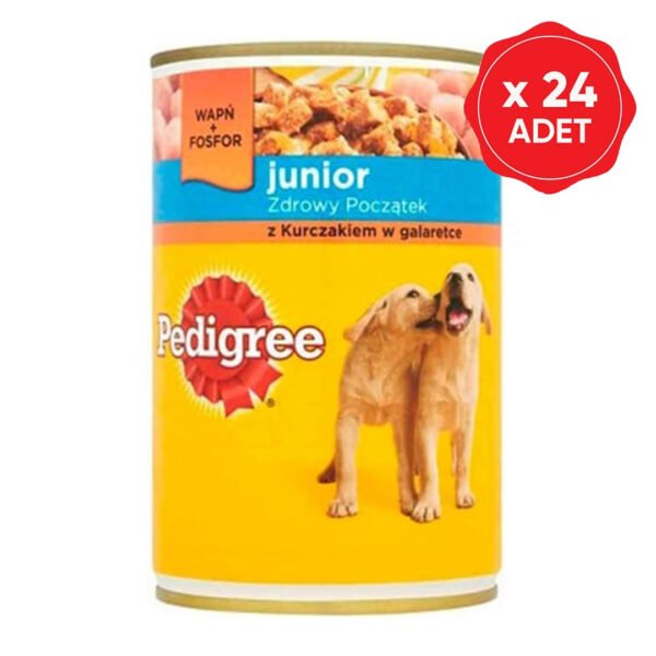 PediGree Yavru Konserve Köpek Maması 400 Gr. 24'lü