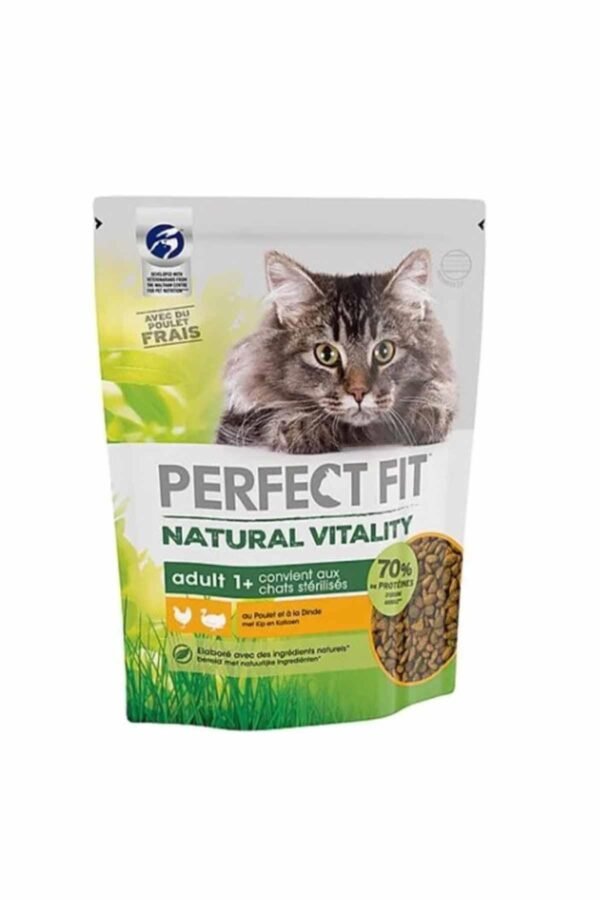 Perfect Fit Natural Vitality Tavuklu ve Hindili Yetişkin Kedi Maması 1 Kg